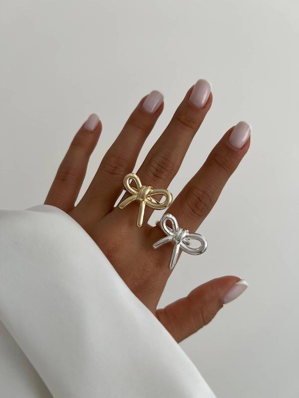 انگشتر پاپیون مینیمال