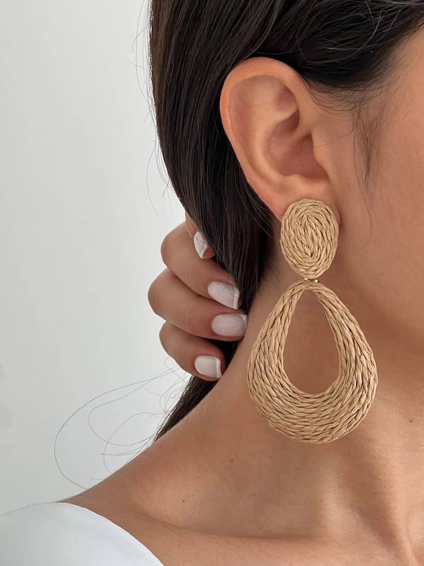 گوشواره حصیری دو اشک