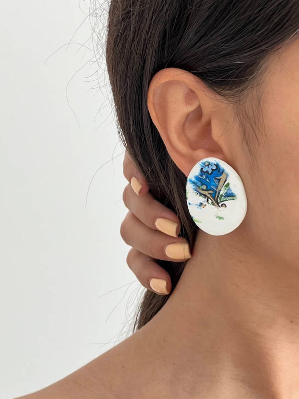 گوشواره دستساز طراحی شده