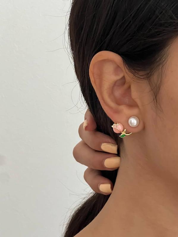 گوشواره لاله و مروارید