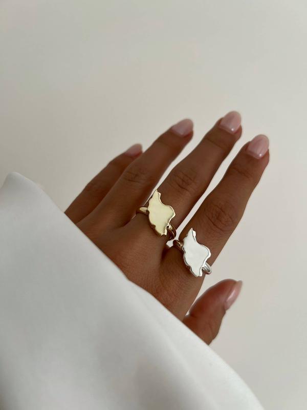 انگشتر نقشه ایران