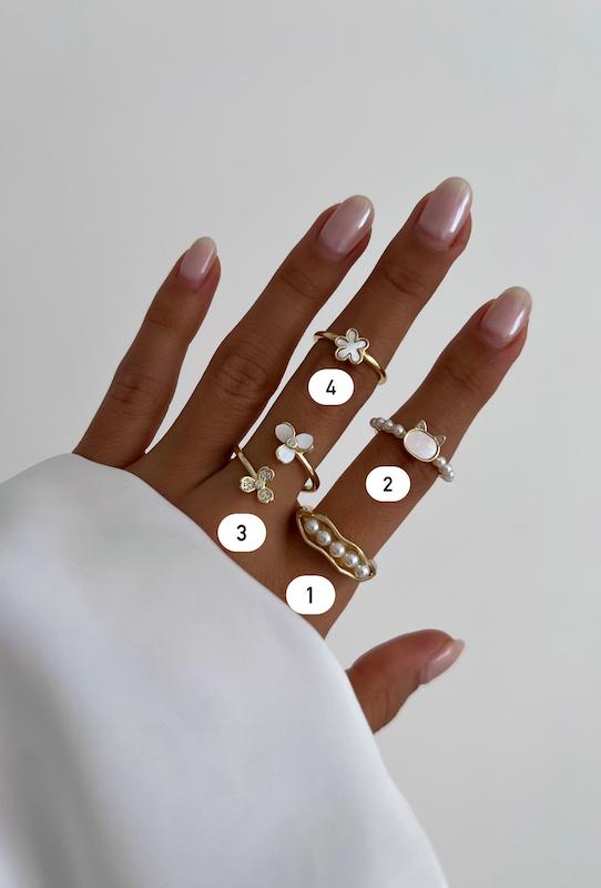 انگشترهای صدفی