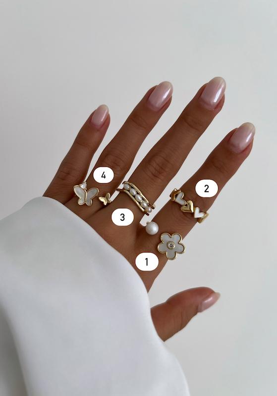 انگشترهای صدفی