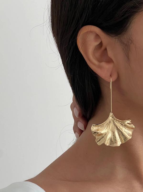 گوشواره بادبزنی آویز