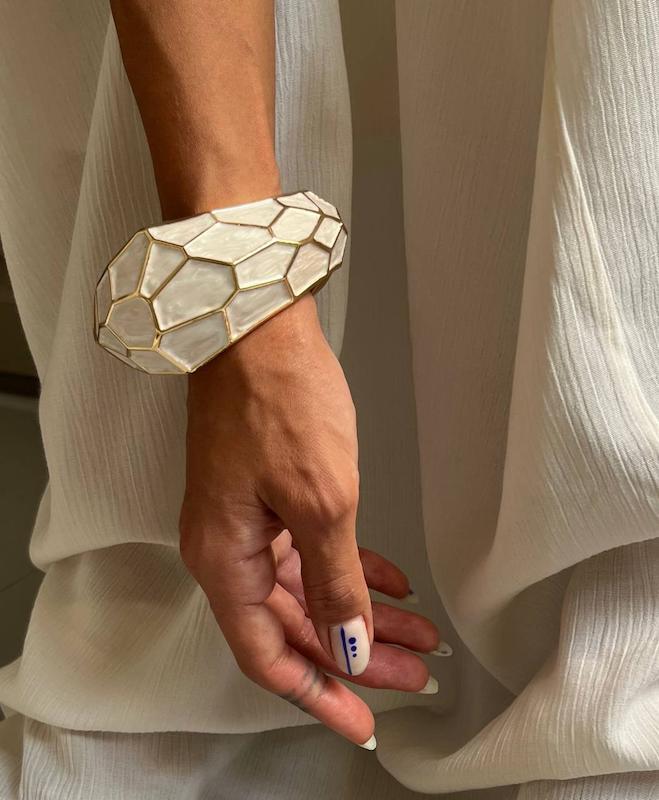 بنگل میناکاری هندسی