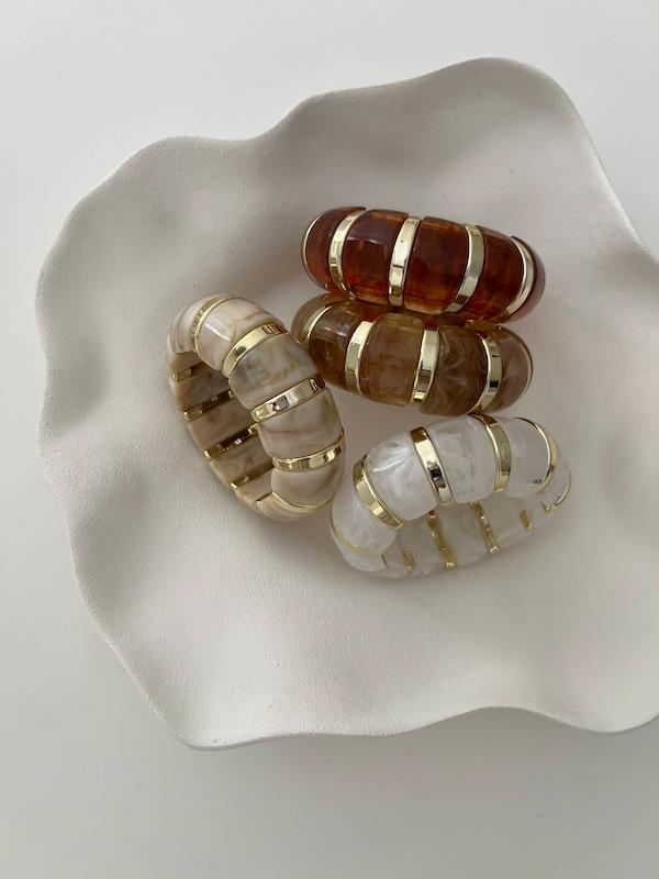 دستبند رزینی کشی پهن