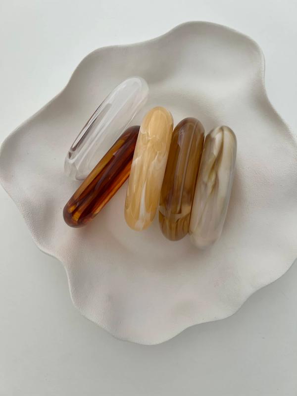 النگو رزینی پهن ساده