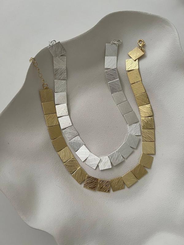 گردنبند فول مربع