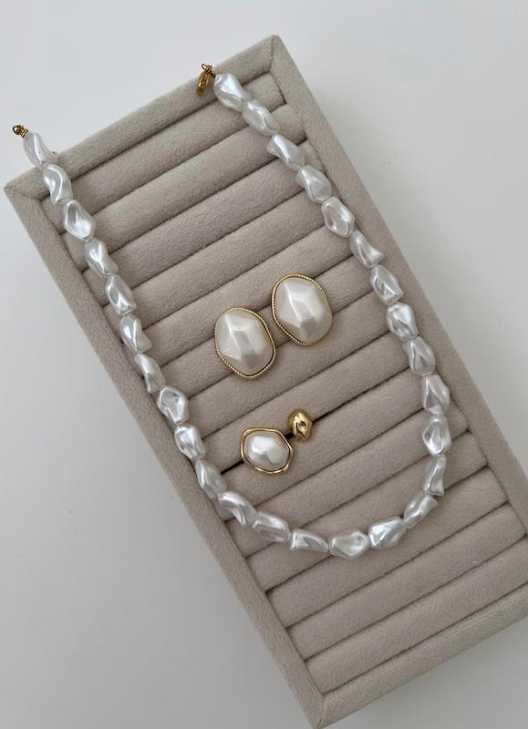 ست مروارید بیضی دفرمه