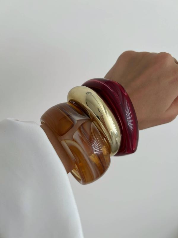 پک ۳ تایی النگو رزینی تم قرمز