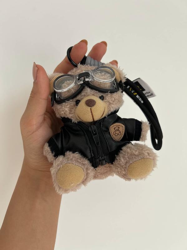 بگ‌ چارم تدی کاپشن چرمی