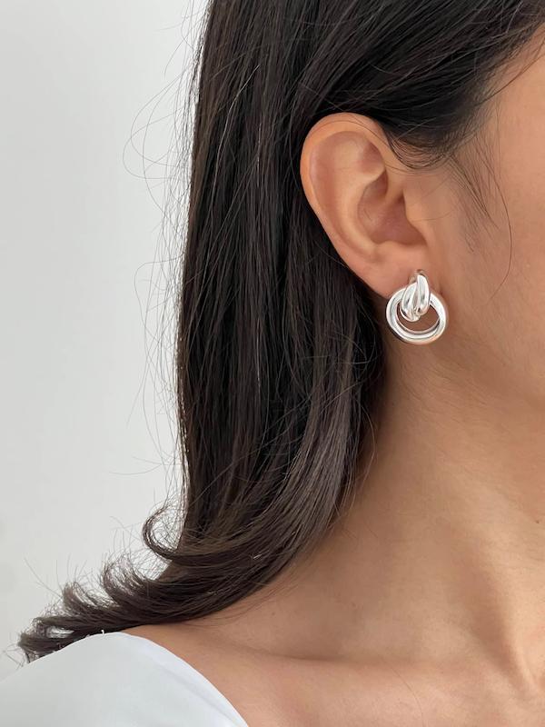 گوشواره گره سیلور