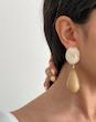 گوشواره دایره و اشک صدفی