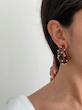 گوشواره قطره قهوه‌ای