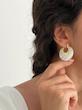 گوشواره حلقه‌ای رزینی گرد