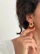 گوشواره حلقه‌ای رزینی گرد