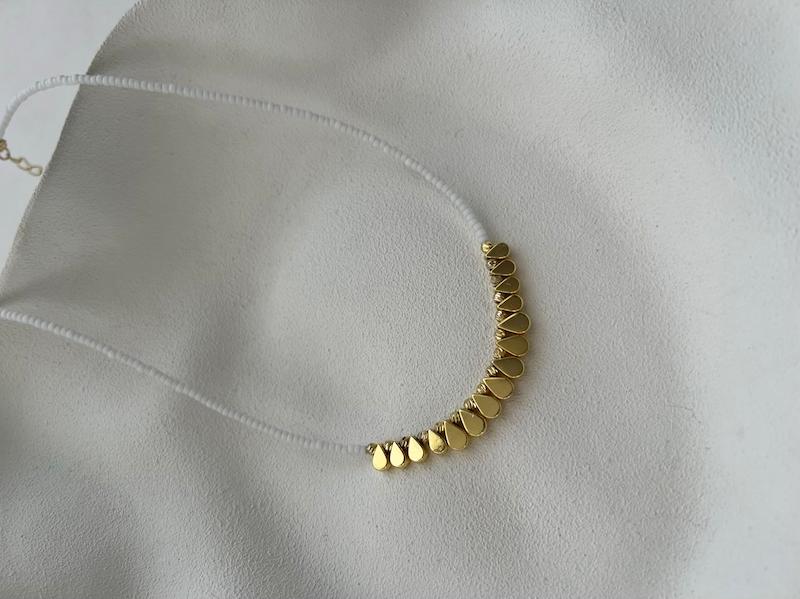گردنبند منجوق و چارم اشکی