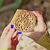 مهرچوبی کلمپه چرخان دکان هنری زا