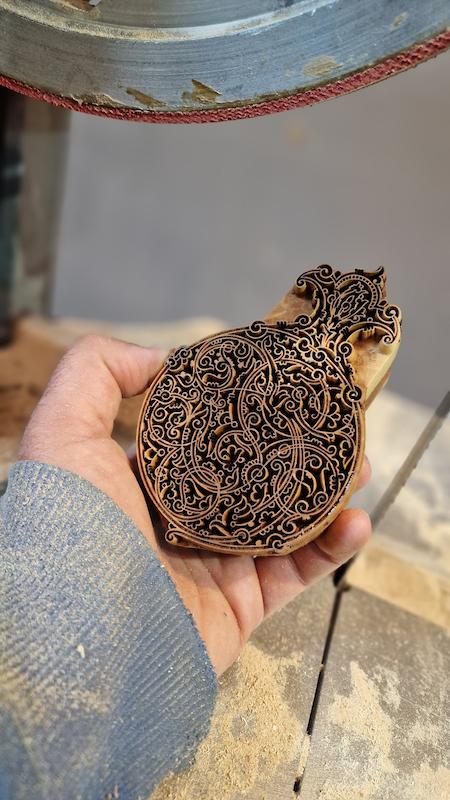 قالب چوبی طرح انارستان
