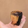 نمای ایستاده مهر کلمپه چوبی طرح پسته