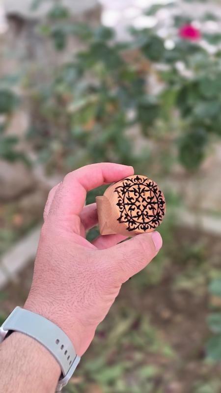 سایز 5 مهر کلمپه طرح برکه ی کاشی