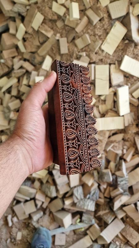 قالب قلمکاری طرح دالبر زرنگار