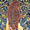 نمای جانبی قالب قلمکاری طرح پته گلدسته