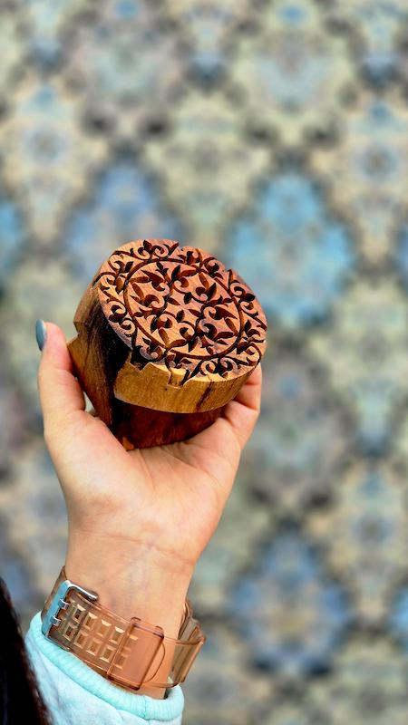 مهر کلمپه طرح برکه ی کاشی زاکرفت