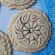 نتیجه ی خمیر مهر کلمپه طرح بادامی بدون دورپیچ