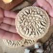 نمونه ی خمیر مهر کلمپه طرح مرغ آمین