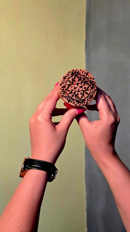 مهر کلمپه طرح برکه ی کاشی