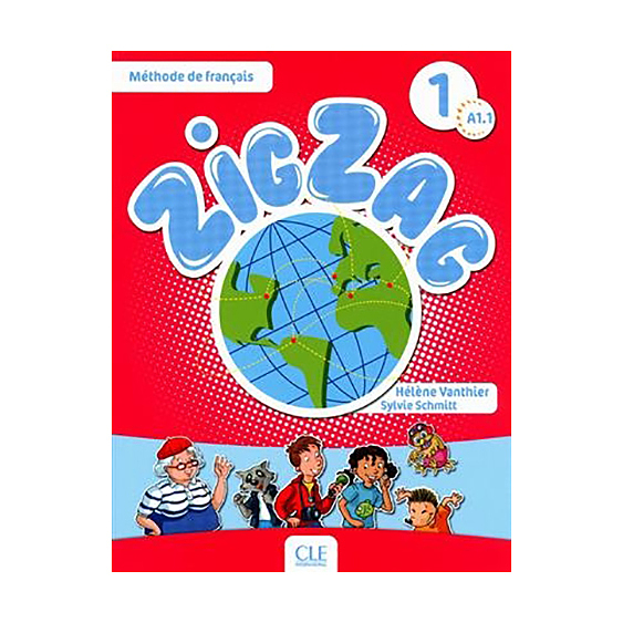  کتاب زبان Zigzag 1 - Niveau A1.1 + Cahier + CD 