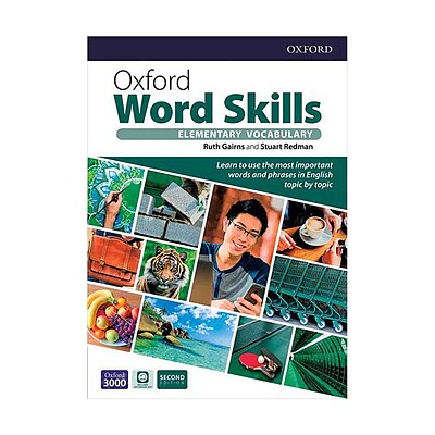  ویرایش دوم جدید سایز رحلی  Oxford Word Skills 2nd Edition Elementary