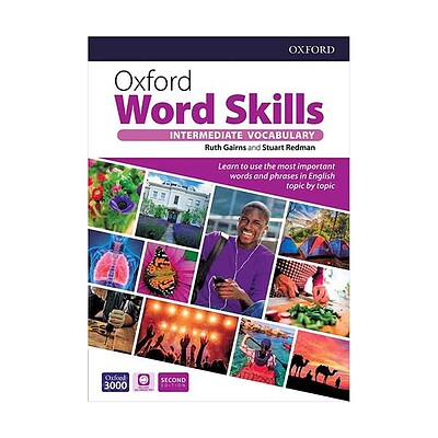 خرید کتاب زبان آکسفورد ورد اسکیلز ویرایش دوم جدید سایز رحلی  Oxford Word Skills 2nd Edition Intermediate