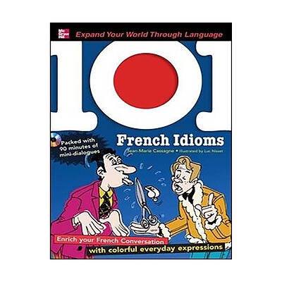  کتاب زبان اصطلاحات فرانسه 101 French Idioms + CD 