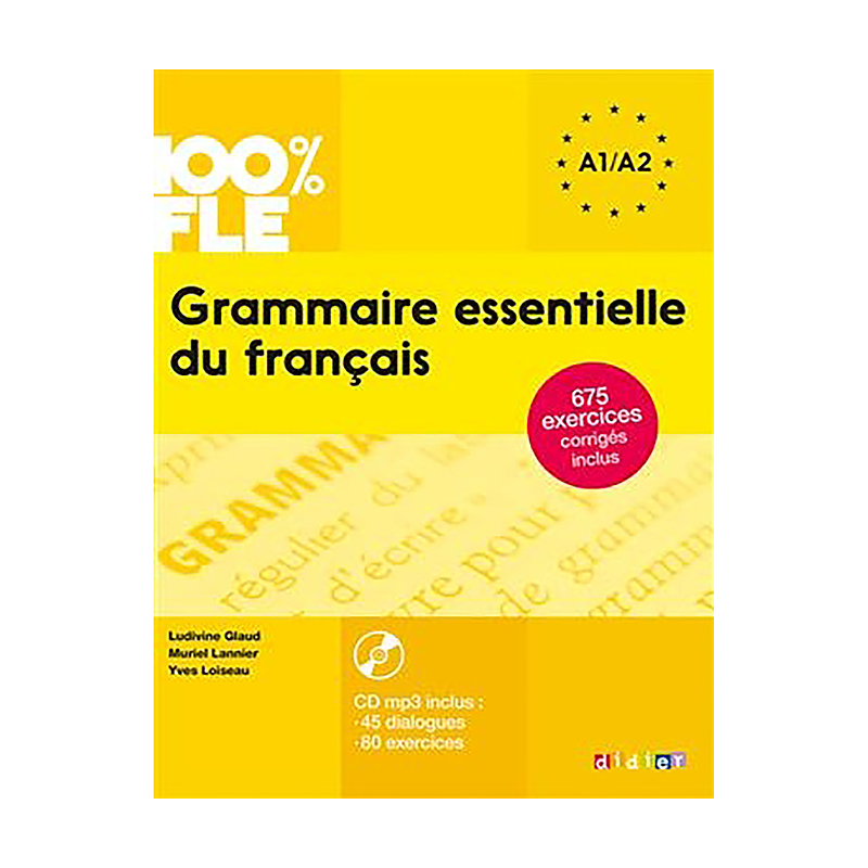  کتاب گرامر ضروری فرانسه grammaire essentielle du francais A1/A2 - 675 exercices corriges inclus + CD 