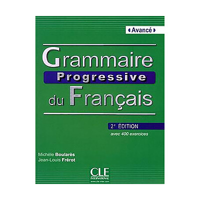  کتاب گرامر پروگرسیو فرانسه ویرایش دوم Grammaire progressive Du Francais - Avance + CD - 2eme edition 