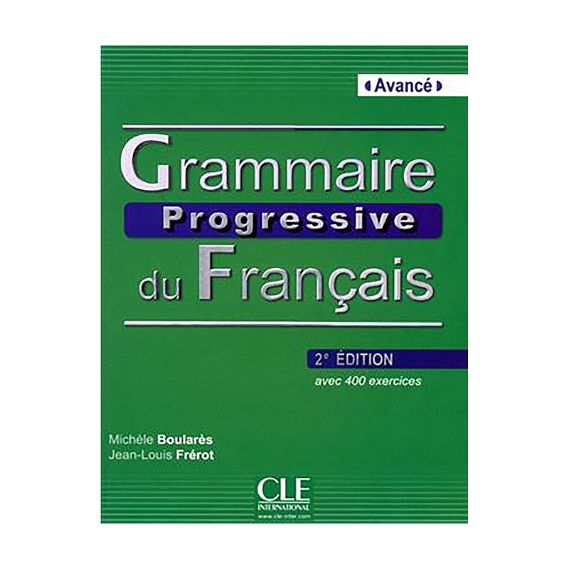  کتاب گرامر پروگرسیو فرانسه ویرایش دوم Grammaire progressive Du Francais - Avance + CD - 2eme edition 