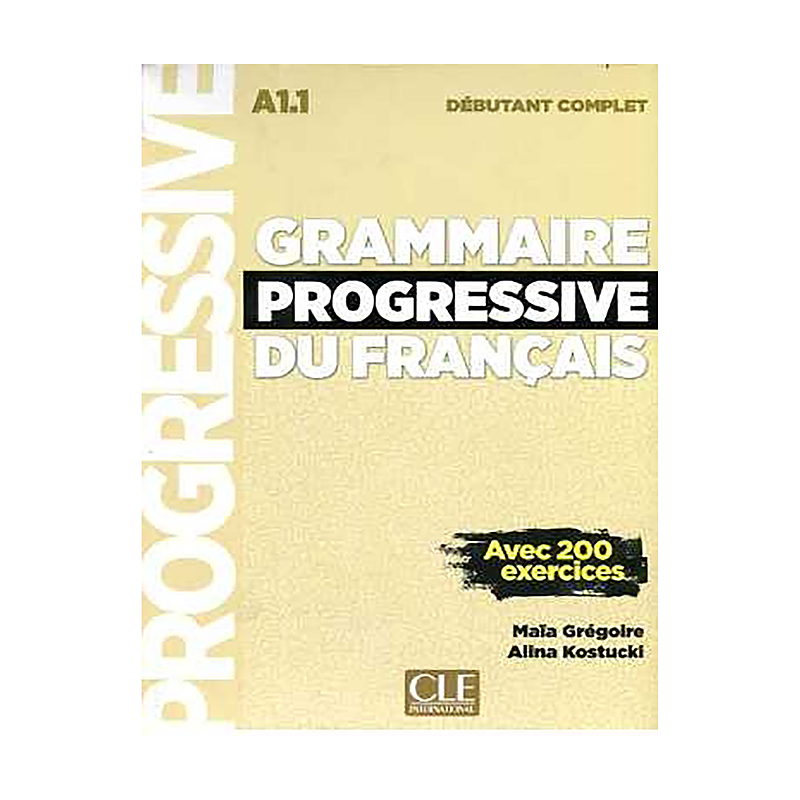  کتاب گرامر پروگرسیو فرانسه Grammaire Progressive Du Francais A1-1 - Debutant Complet +CD 