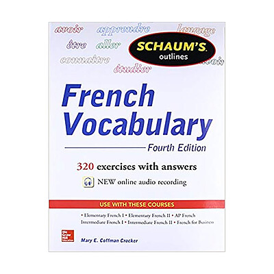  کتاب آموزش لغت فرانسوی Schaum's Outline of French Vocabulary 