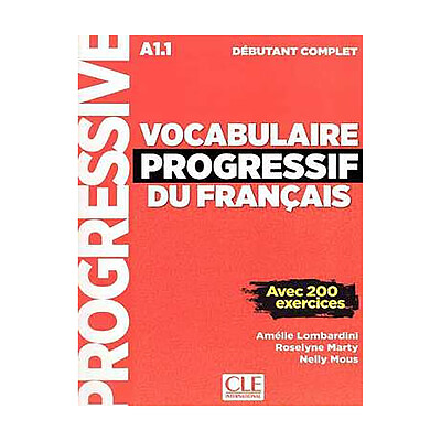  کتاب Vocabulaire Progressif Du Francais A1-1 - Debutant Complet +Corriges+CD 