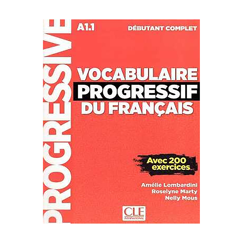  کتاب Vocabulaire Progressif Du Francais A1-1 - Debutant Complet +Corriges+CD 