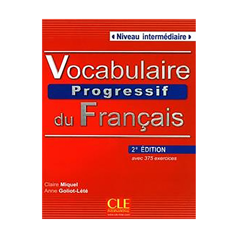  کتاب زبان Vocabulaire progressif français - intermediaire + CD - 2em 