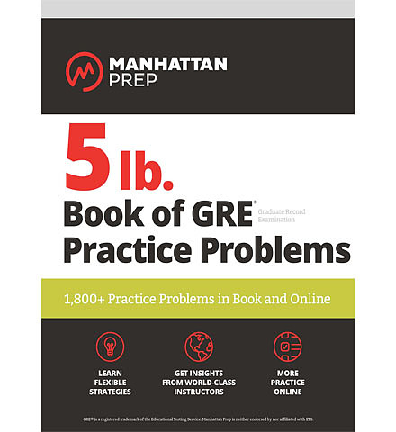  5 Lb. Book of GRE Practice Problems