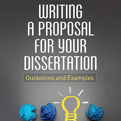 Writing a Proposal for Your Dissertation Steven R.Terrell