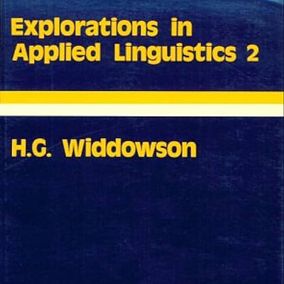 Explorations in Applied Linguistics 2 Widdowson