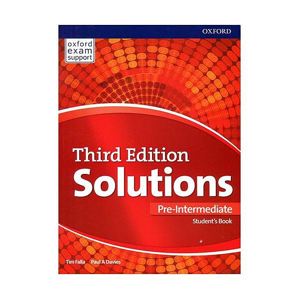 خرید کتاب سولوشن پری اینتر مدیت Solutions 3rd Pre Intermediate SB+WB+DVD