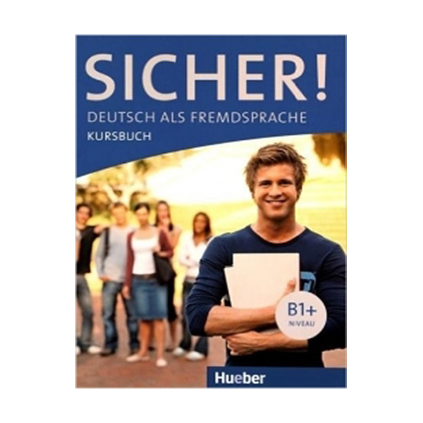 خرید کتاب آلمانی زیشر sicher! (B1+) deutsch als fremdsprache niveau lektion 1-8 kursbuch + arbeitsbuc