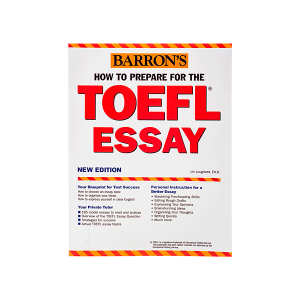 خرید کتاب تافل اسی بارونز How to Prepare for the TOEFL Essay Barrons new Edition