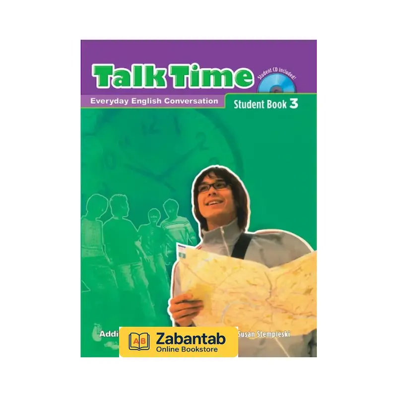  کتاب Talk Time 3 از Oxford مناسب زبان‌آموزان سطح متوسط برای آموزش مکالمه روزمره انگلیسی – خرید کتاب با تخفیف Talk Time 3 Everyday English Conversation
